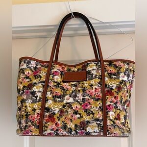 Dolce & Gabbana Yellow Floral Shoulder Bag